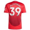 Camisola Manchester United McTominay 39 Homen Equipamento 1ª 24/25